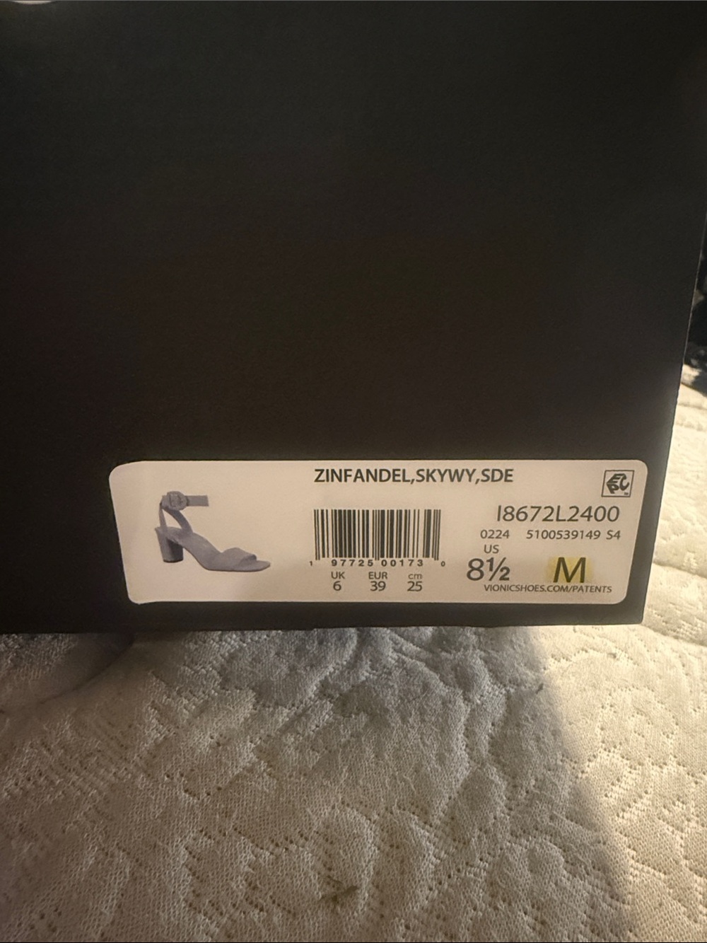 Vionic Zinfandel Skywy Women's Ankle Strap Sandal in Sky Blue